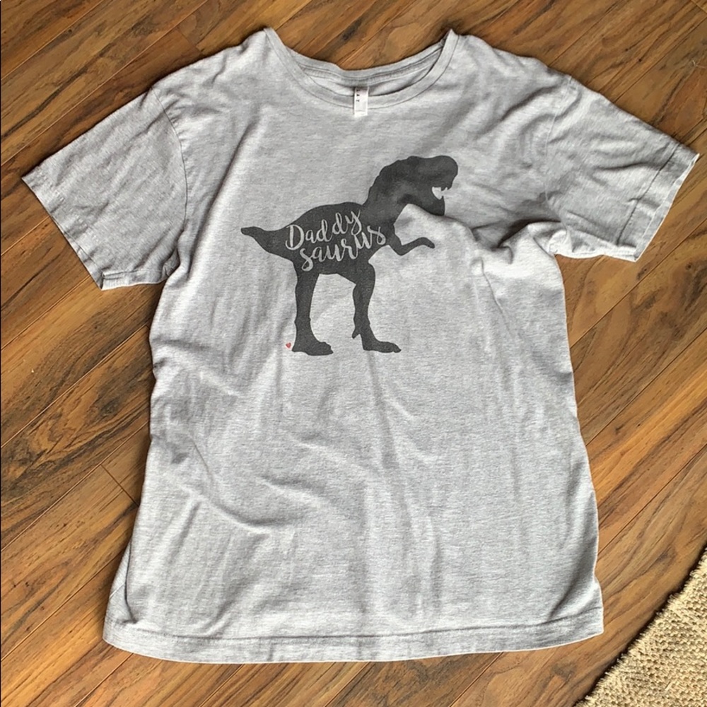 Gray 'Dad-saurus' Short Sleeve Tee
